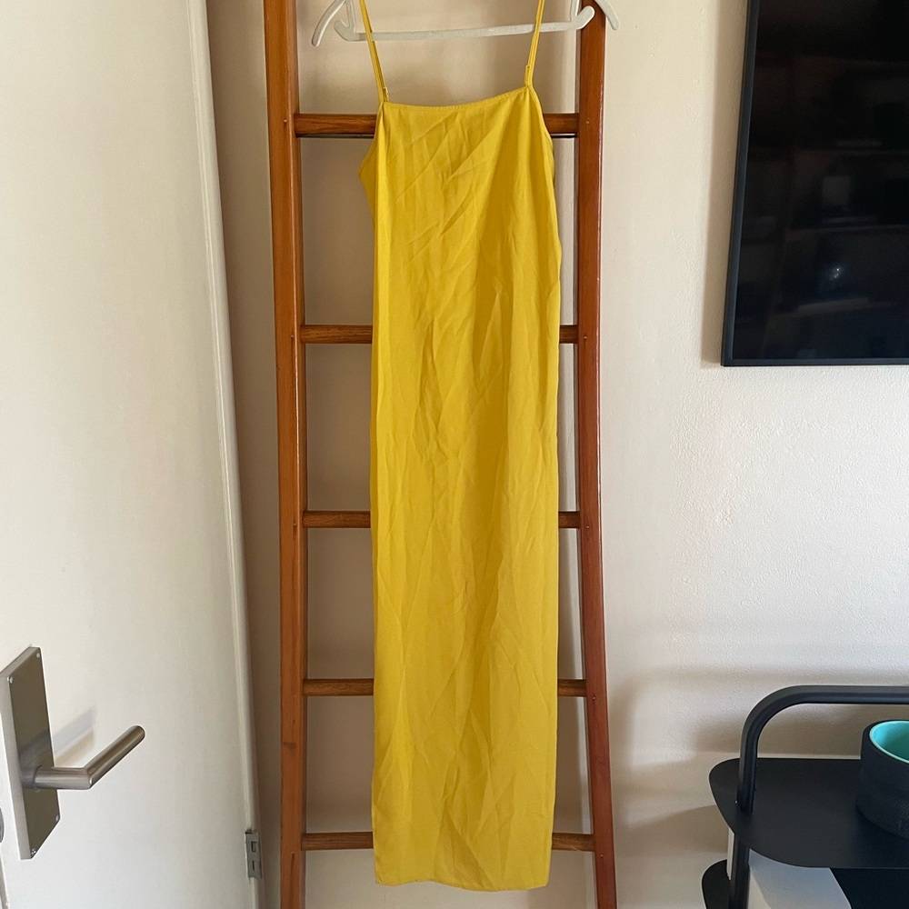 STAUD slip maxi dress S NWOT